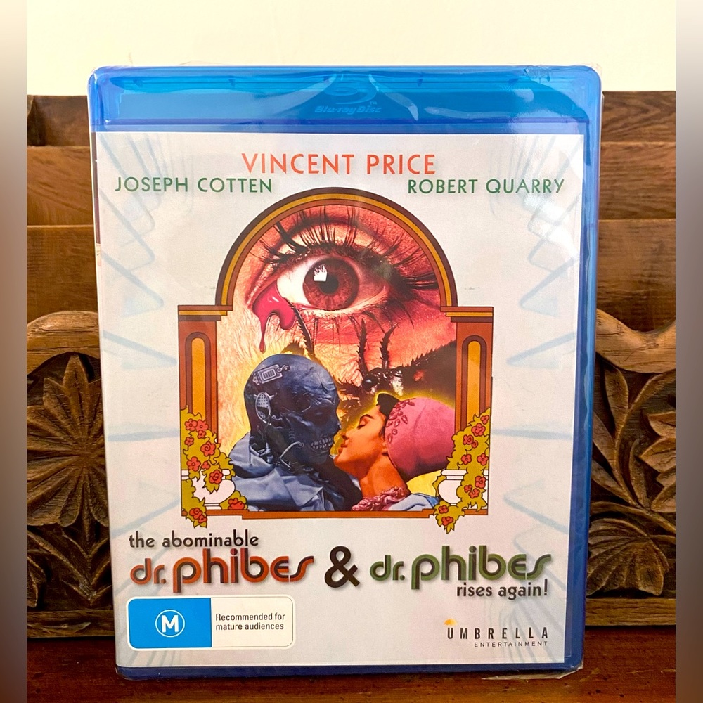 The Abominable Dr. Phibes & Dr. Phibes Rises Again, New Blu-ray, Vincent Price